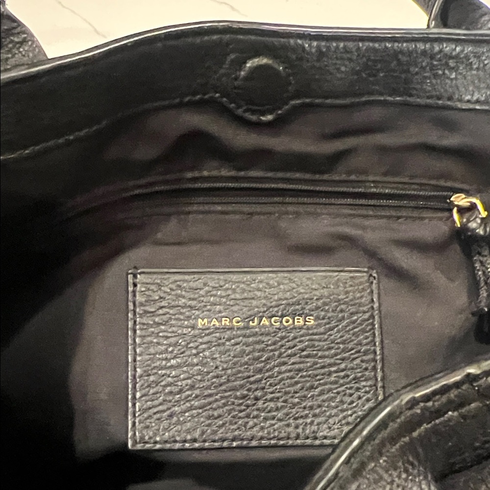 Marc Jacobs Black Crossbody Bag with Gold Accents - Picture 3 of 7
